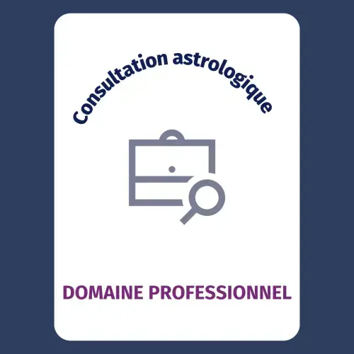 Consultation ASTROLOGIE: domaine PROFESSIONNEL