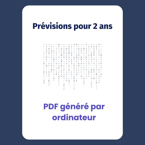 Prévisions pour deux ans